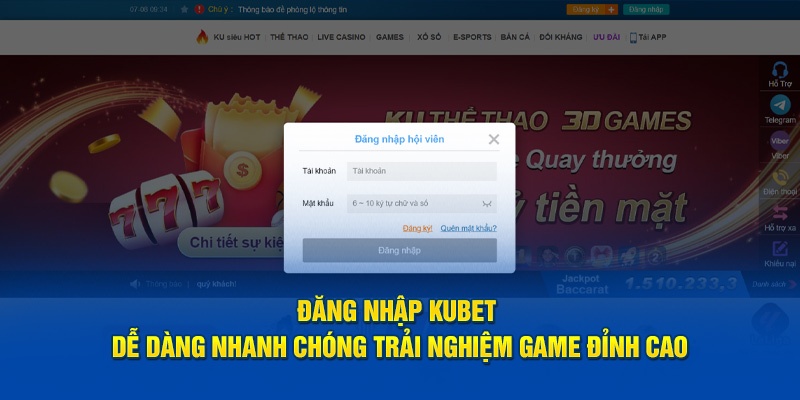 Hướng Dẫn Đăng Nhập KUBET Nhanh Chóng, An Toàn